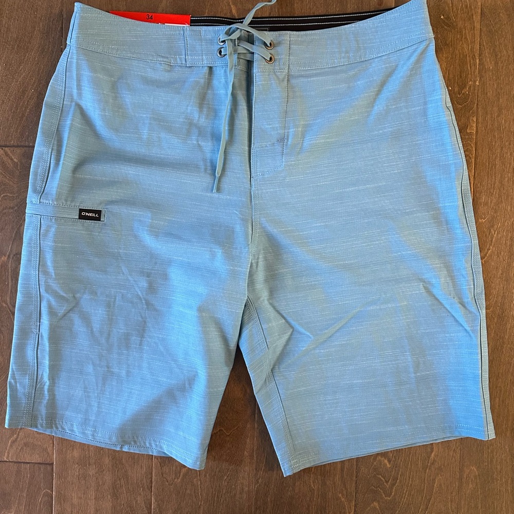 O'Neill Men's Light Blue Athletic Shorts